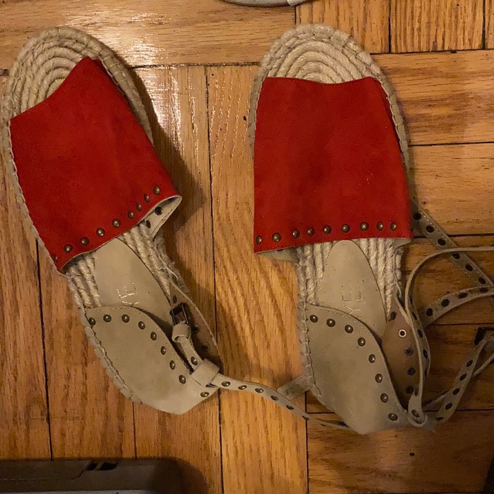 Raye sandals NEVER WORN 6.5